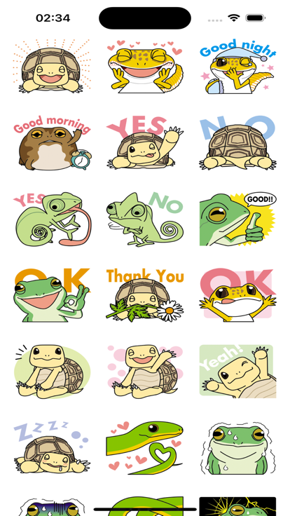 Reptile Expressions Pack贴纸ios下载